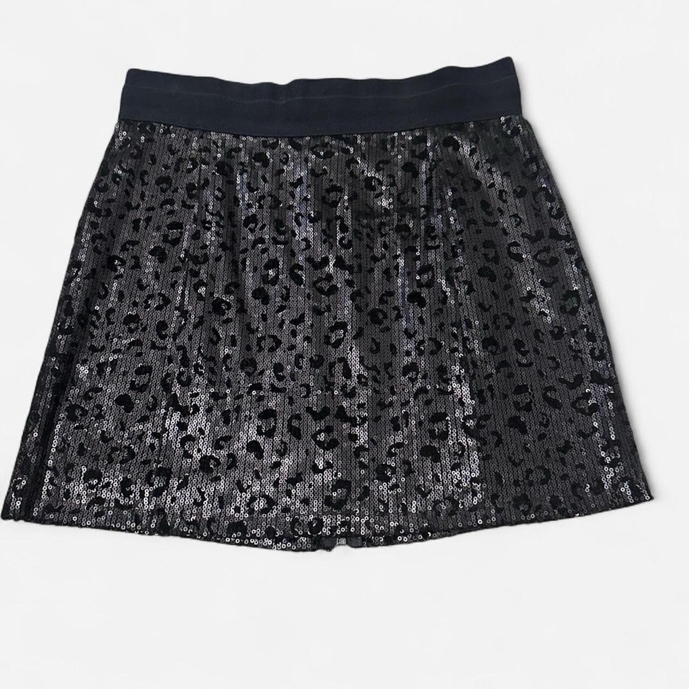 Guess sequin leopard print skirt - Sz L